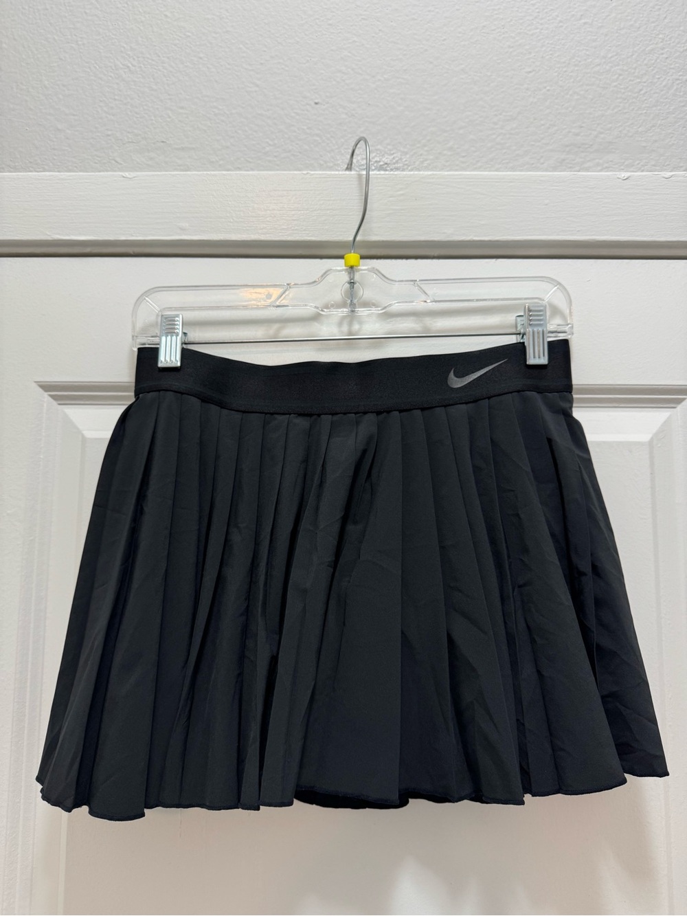 Nike Dri Fit Black Court Victory Pleated Skater Tennis Skort
